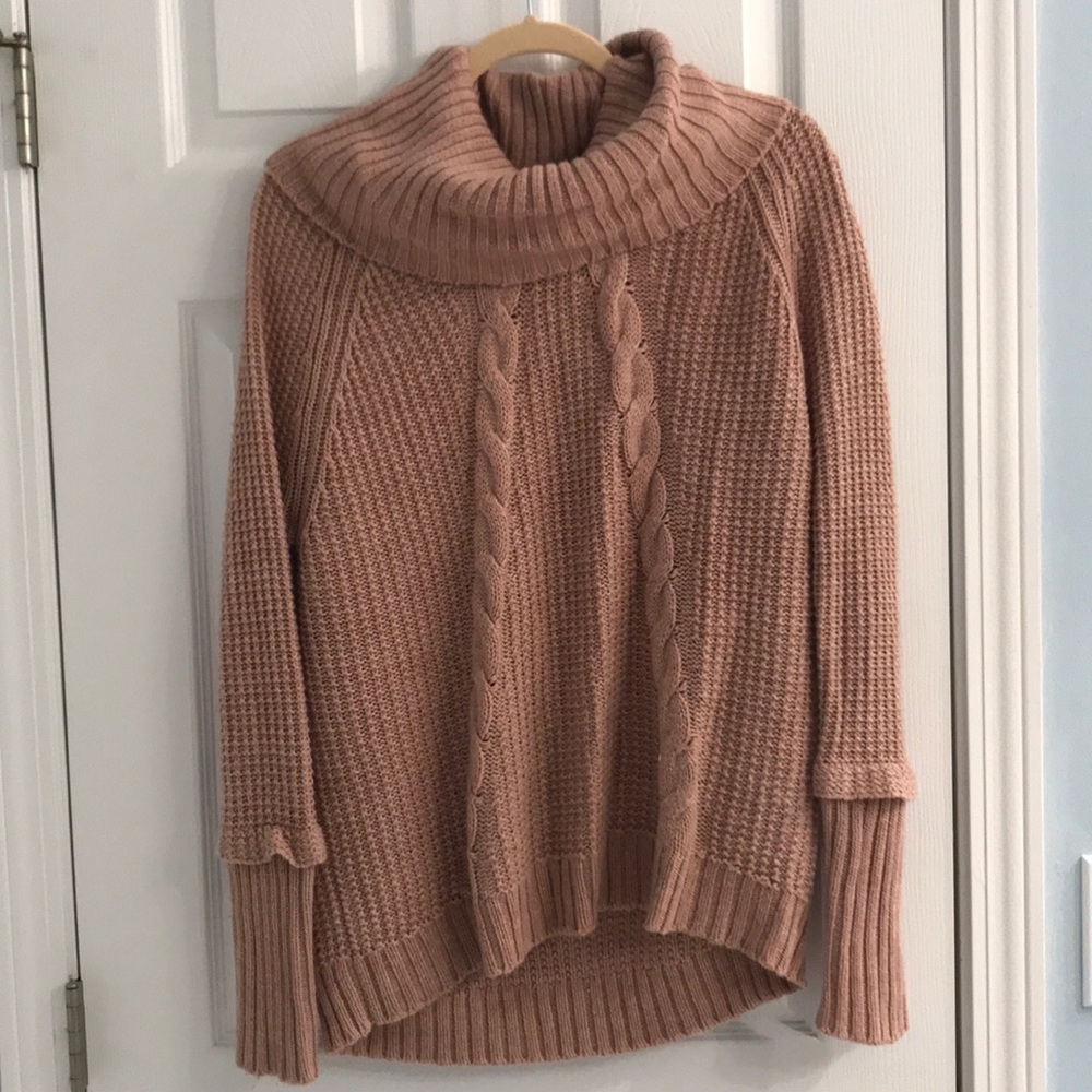 Classic Pink Ivanka Trump Cowl Neck Sweater